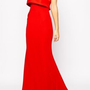 Chic Red Maxi Dress